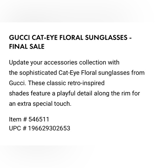 GUCCI Inverted Multilayer Acetate Cat-Eye Sunglasses NEW, with black GUCCI case! - Picture 12 of 15